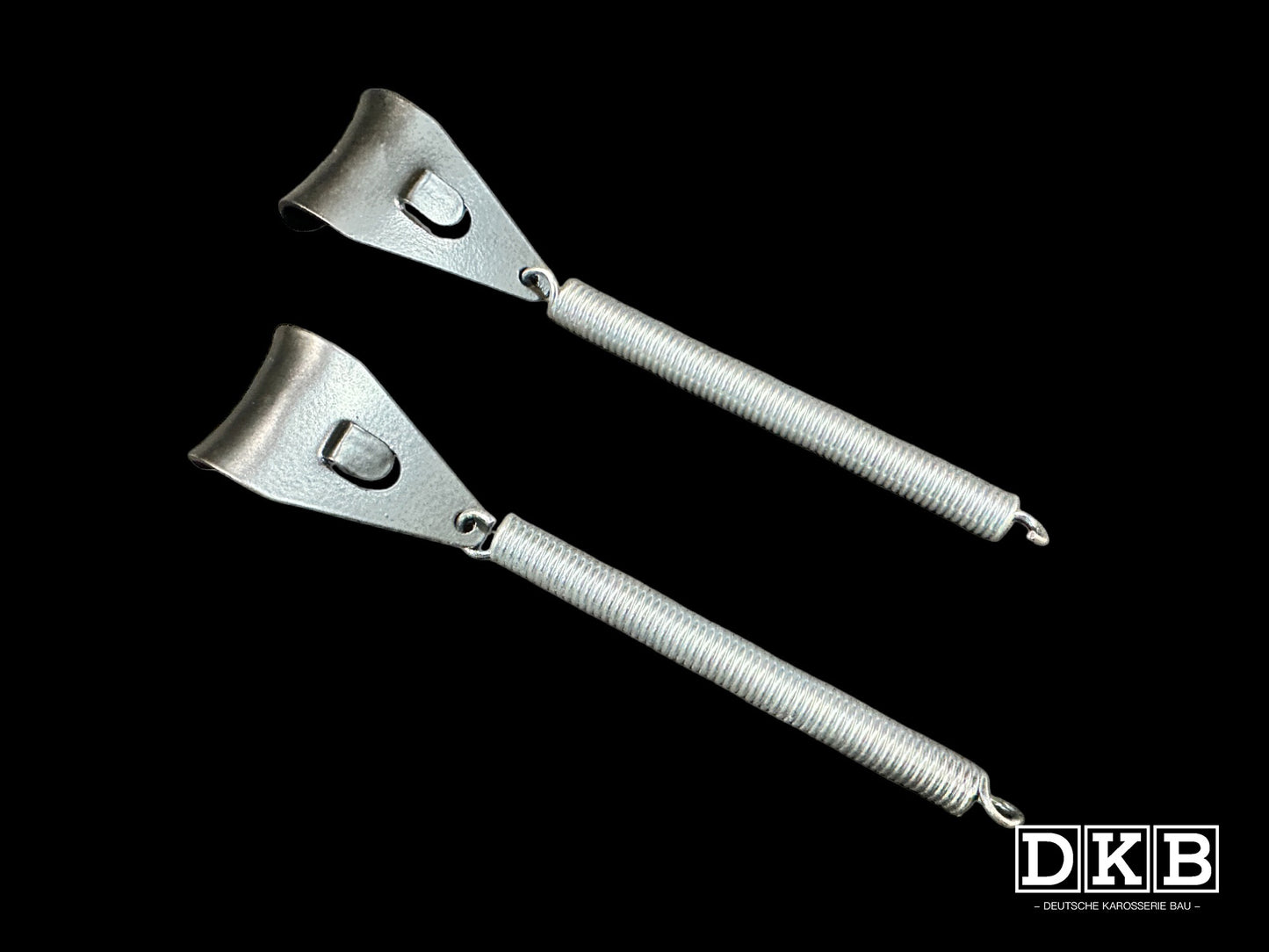 Battery Cover Clamps and Springs, Beetle, Split, up to 1952